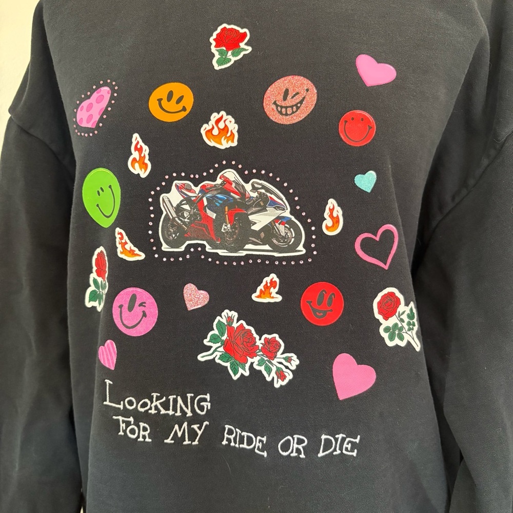 Teddy Fresh Patchwork Crewneck - Picture 2 of 6